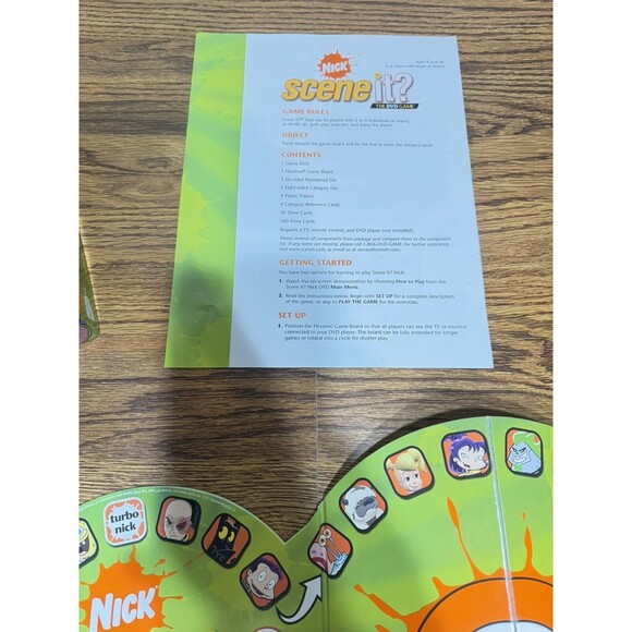 NICK SCENE IT! THE NICK TRIVIA DVD GAME - COMPLETE - 2006 - - Picture 8 of 12